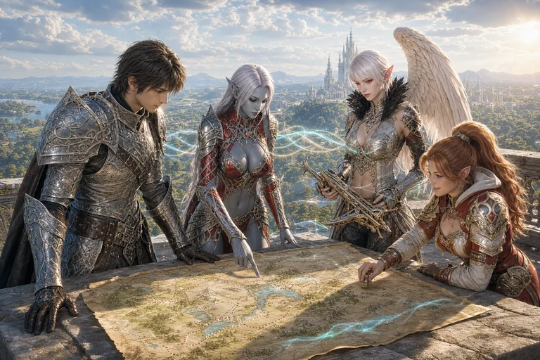 Wizualizacja 2 projektu MMORPG z AI Lineage2AI